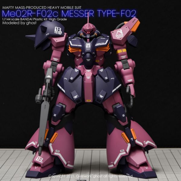  炎水貼 CHOST版 HG 1/144 梅薩 指揮官型 專用水貼 CGHG21  炎水貼 CHOST版 HG 1/144 梅薩 指揮官型 專用水貼 CGHG21
