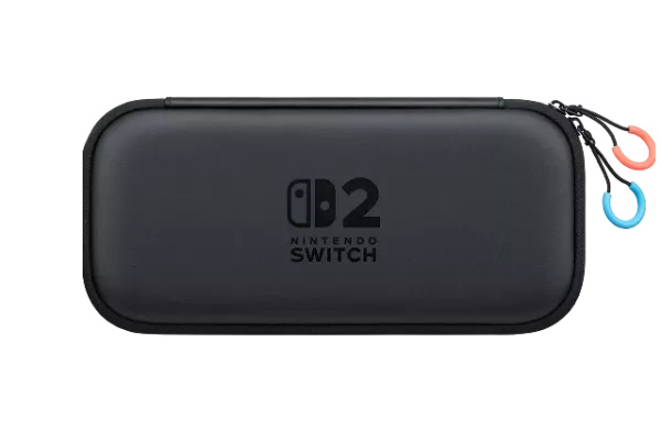 [2025-7~9月預購] 台灣公司貨 Switch 2 主機專用的便攜包(內附一張軟性保護貼) 黑色款, 不代貼 台灣公司貨 Switch 2 主機專用的便攜包(內附一張軟性保護貼) 黑色款