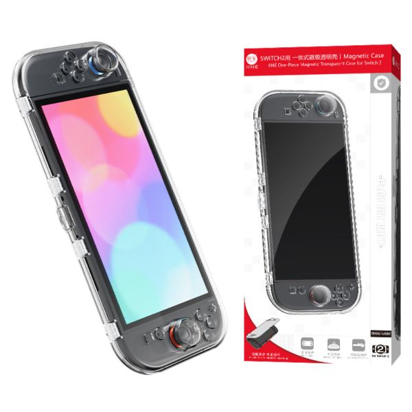 良值 Switch2 一體式磁吸透明保護殼 良值 Switch2 磁吸透明保護殼