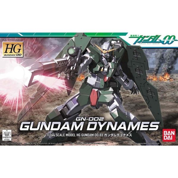 BANDAI HG 1/144 #003 鋼彈00 力天使鋼彈 GN-002 5059233 HG 1/144 #01 鋼彈00 能天使鋼彈 EXIA  5057927