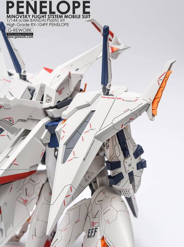 炎水貼 GHOST版 HG PENELOPE 潘尼洛普 大白鵝 專用水貼 模型水貼.鋼彈水貼.