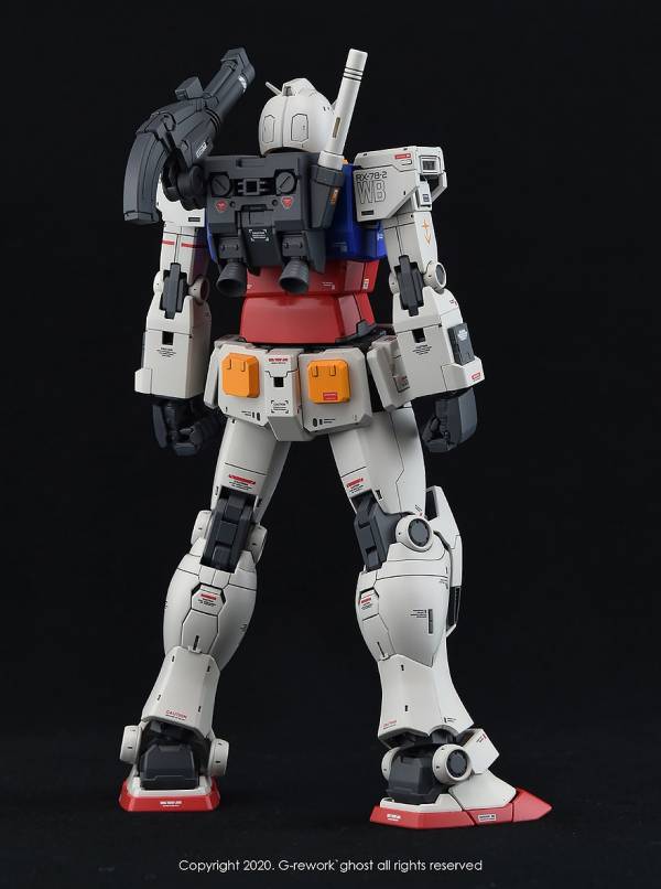 炎水貼 GHOST版 MG RX-78 鋼彈 GTO 版 螢光 專用水貼 CGMG15 炎水貼.模型水貼.鋼彈水貼.鋼彈模型水貼