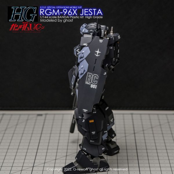 炎水貼 HG 1/144 RGM-96X 傑斯塔 加農型 螢光 專用水貼 CGHG38 炎水貼 HG 1/144 RGM-96X 傑斯塔 加農型 螢光 專用水貼 CGHG38