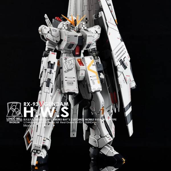  炎水貼 GHOST版 RG 1/144 RX-93 Nu GUNDAM Nu鋼彈 HWS 重裝備 專用水貼 模型水貼.鋼彈水貼.