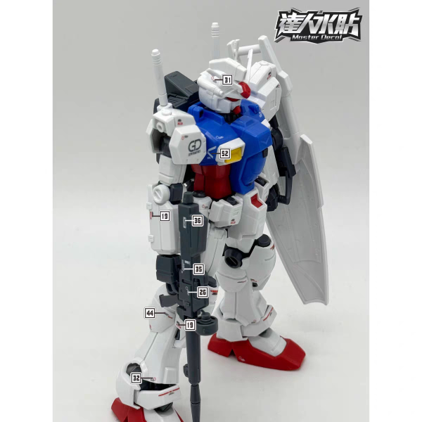 達人水貼 HGUC 1/144 GP01 陸戰型 水貼 專用水貼 DLH153 達人水貼 HGUC 1/144 GP01 陸戰型 水貼 專用水貼 DLH153