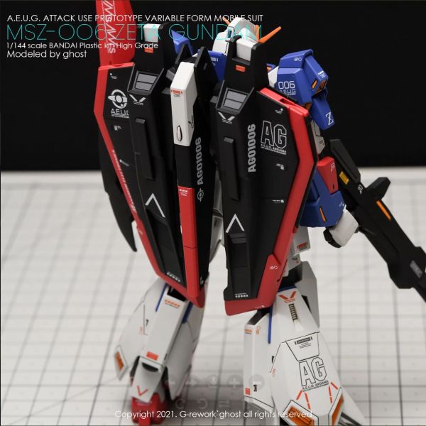 炎水貼 CHOST版 HG 1/144 Z鋼彈  專用水貼 CGHG20 炎水貼 CHOST版 HG 1/144 Z鋼彈  專用水貼 CGHG20