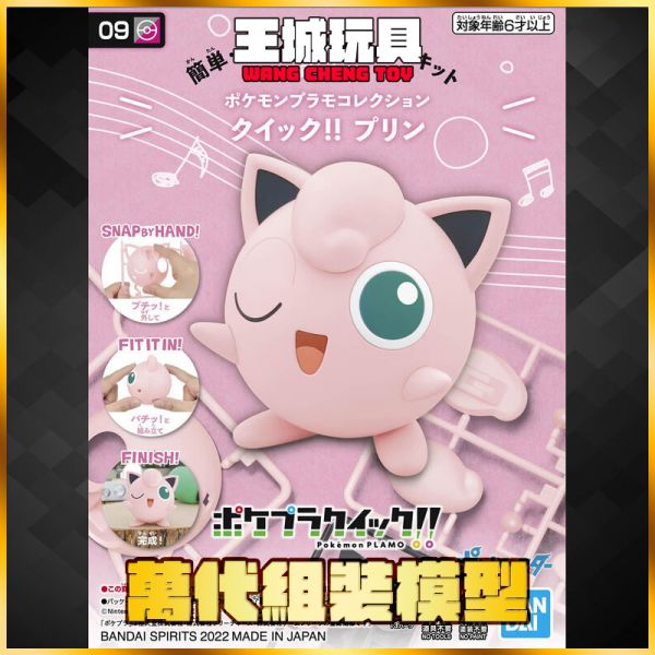 寶可夢 POKEPLA收藏集 快組版!! 09 胖丁 寶可夢 POKEPLA收藏集 快組版!! 09 胖丁