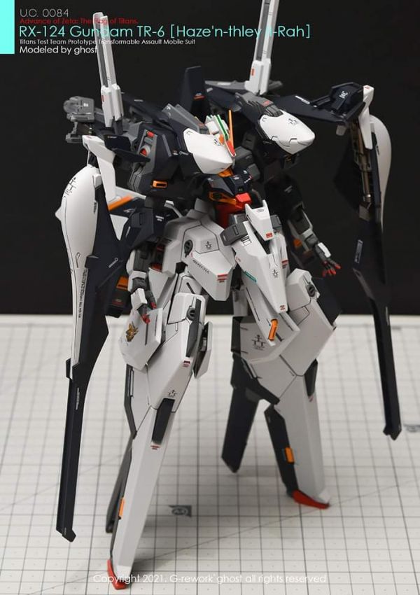 炎水貼 GHOST版 HGUC RX-124 鋼彈 TR-6 海瑟斯雷Ⅱ拉 熒光 專用水貼 CG-HG16 炎水貼 GHOST版 HGUC RX-124 鋼彈 TR-6 海瑟斯雷Ⅱ拉 熒光 專用水貼