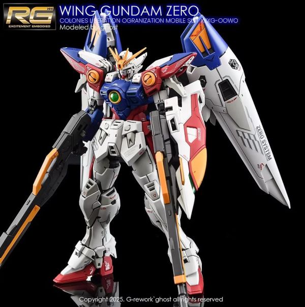 炎水貼 GHOST RG 1/144 WING GUNDAM ZERO 飛翼零式鋼彈 水貼 CGRG40 炎水貼 GHOST RG 1/144 WING GUNDAM ZERO 飛翼零式鋼彈 水貼 CGRG40