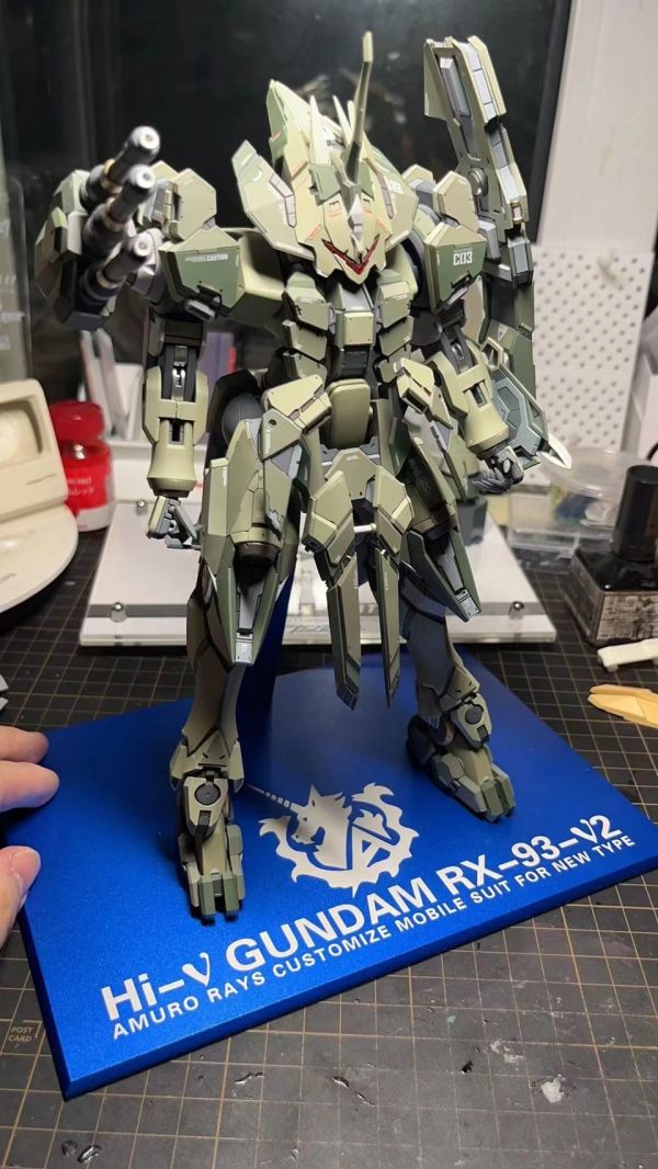 育膠樂園款 MG 1/100 獵魔鋼彈  金屬地台 育膠樂園款 MG 1/100 獵魔鋼彈  金屬地台