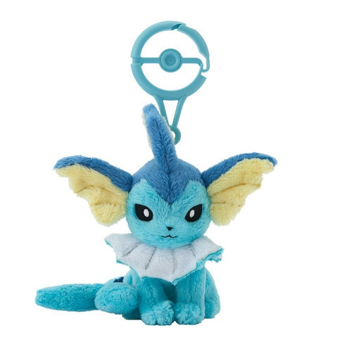 日本寶可夢中心-帶登山扣娃娃吊飾系列 水伊布 日本寶可夢中心-帶登山扣娃娃吊飾系列 水伊布