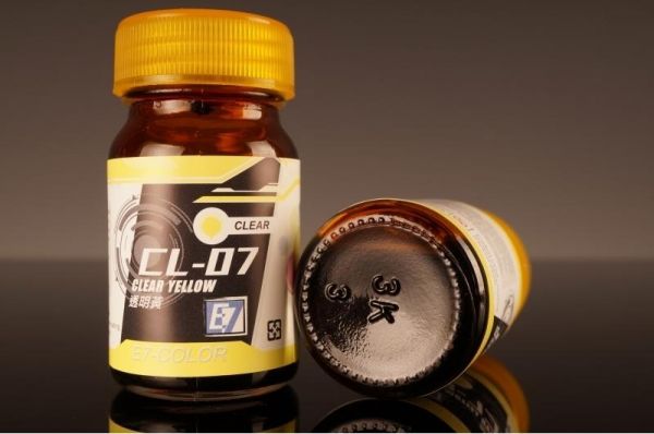 E7-CL-07 透明黃 E7.模型專用漆.硝基漆
