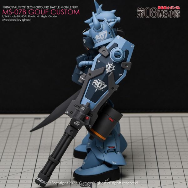 炎水貼 HG 古夫 特裝型 第08MS小隊 專用水貼 CGHG32 炎水貼 HG 古夫 特裝型 第08MS小隊 專用水貼 CGHG32