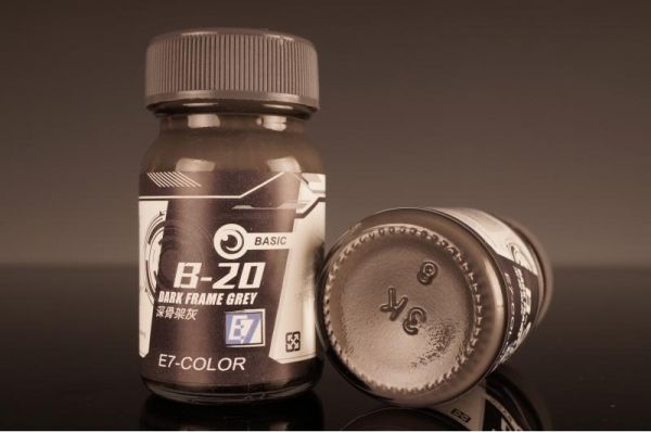 E7-B-20 深骨架灰 E7.模型專用漆.硝基漆
