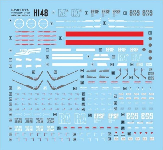 達人水貼 BANDAI HG 1/144 武裝強化型 傑剛 水貼 DLH148 達人水貼 BANDAI HG 1/144 武裝強化型 傑剛 水貼 DLH148