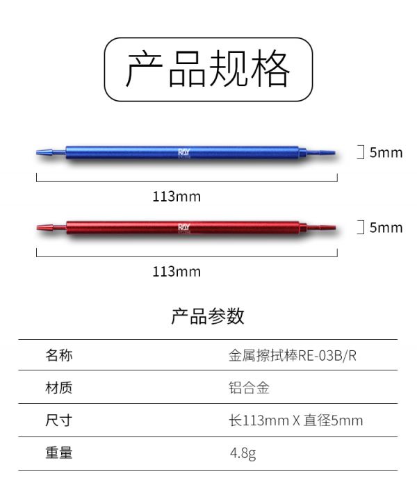 RAY 模型用金屬擦拭棒 滲線 入墨 擦拭棒 付大棉頭*3 小棉頭*3 RAY 模型用金屬擦拭棒 滲線 入墨 擦拭棒 付大棉頭*3 小棉頭*3
