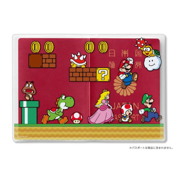 任天堂  護照套 超級瑪利歐護照套 任天堂  護照套 超級瑪利歐護照套