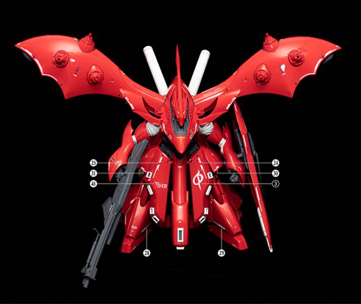EVO水貼 HG 1/144 MSN-04II 夜鶯 Nightingale 螢光專用水貼 EH240 EVO水貼 HG 1/144 MSN-04II 夜鶯 Nightingale 螢光專用水貼