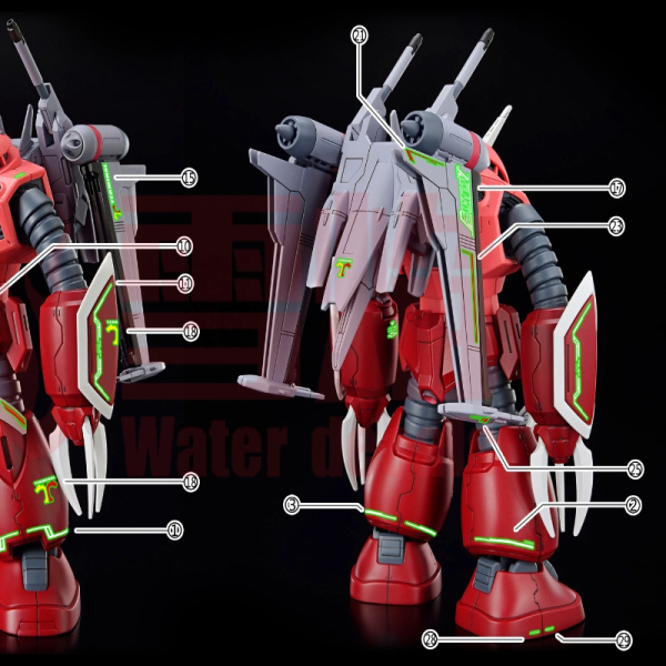雪焰水貼  HG 1/144 茲寇克 SEED FREEDOM Ver. 專用水貼 SHG105 雪焰水貼  HG 1/144 茲寇克 SEED FREEDOM Ver. 專用水貼 SHG105