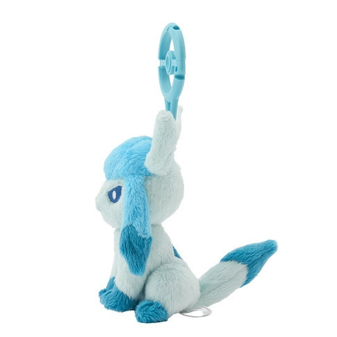 日本寶可夢中心-帶登山扣娃娃吊飾系列 冰伊布 日本寶可夢中心-帶登山扣娃娃吊飾系列 冰伊布