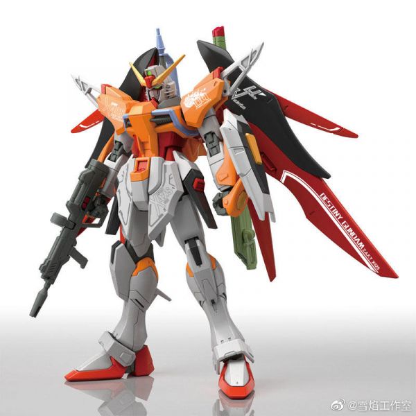 雪焰水貼-HG 1/144 新生攻擊自由鋼彈+命運鋼彈 專用水貼 雪焰水貼-HG 1/144 新生攻擊自由鋼彈+命運鋼彈 專用水貼
