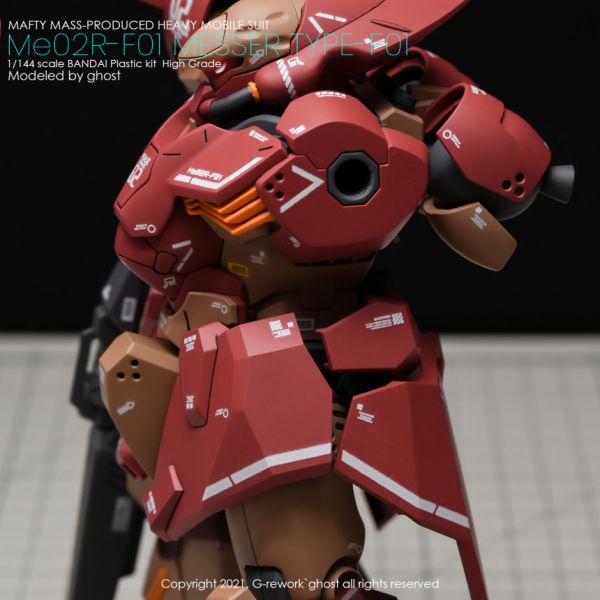炎水貼 CHOST版 HG 1/144 梅薩 專用水貼 CGHG22 炎水貼 CHOST版 HG 1/144 梅薩 專用水貼 CGHG22