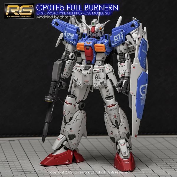炎水貼 RG GP01FB 鋼彈 模型 螢光 專用水貼 CGRG26 炎水貼 RG GP01FB 鋼彈 模型 螢光 專用水貼 CGRG26
