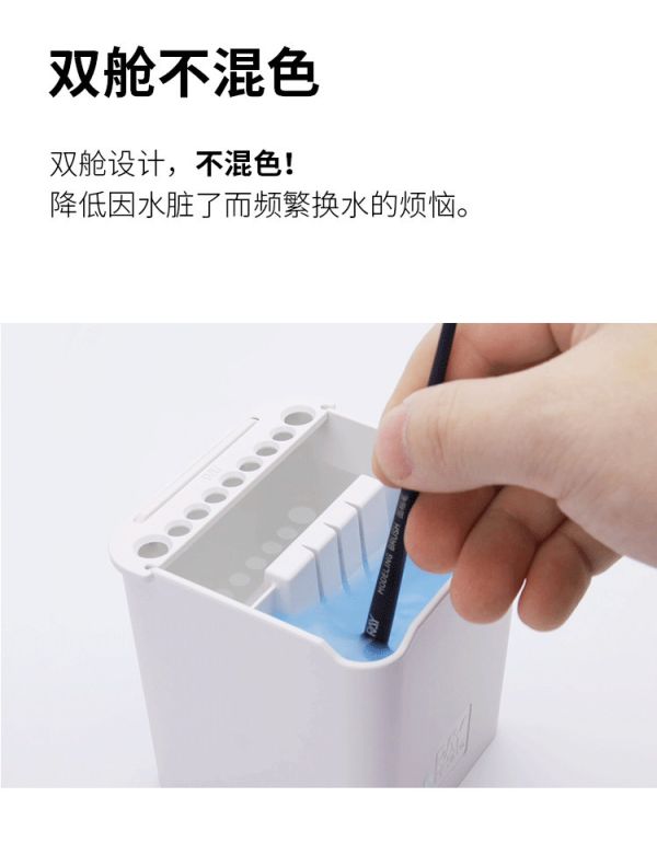 RAY的模型世界 雙艙洗筆筒 吸水墊 RAY的模型世界 雙艙洗筆筒 吸水墊 上色 鋼彈 模型工具