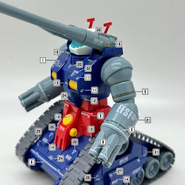 達人水貼 HGUC 鋼坦克 1/144 螢光水貼 DLH083 達人水貼 HGUC HG 鋼坦克 1/144 螢光水貼 鋼彈 模型 鋼普拉 專用水貼 DLH083