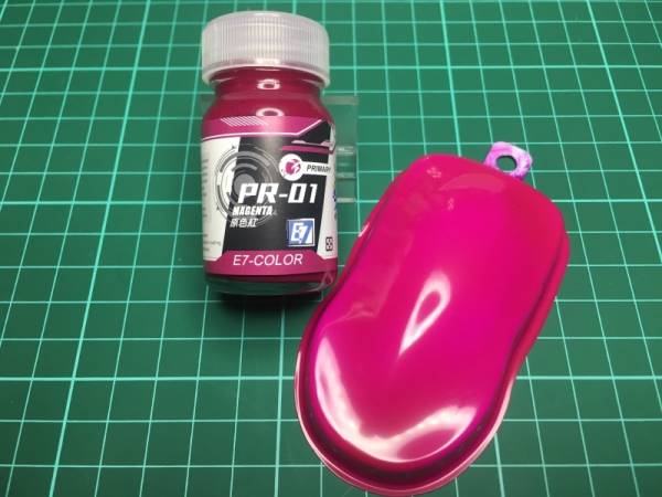 E7-PR-01 原色紅 E7.模型專用漆.硝基漆