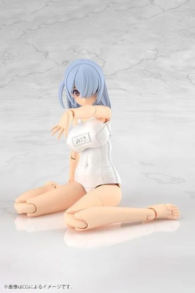 12月預購 壽屋 Frame Arms Girl 機甲少女 Mizuki 學校泳裝 Ver. 白色 組裝模型 壽屋 Frame Arms Girl 機甲少女 Mizuki 學校泳裝 Ver. 白色 組裝模型