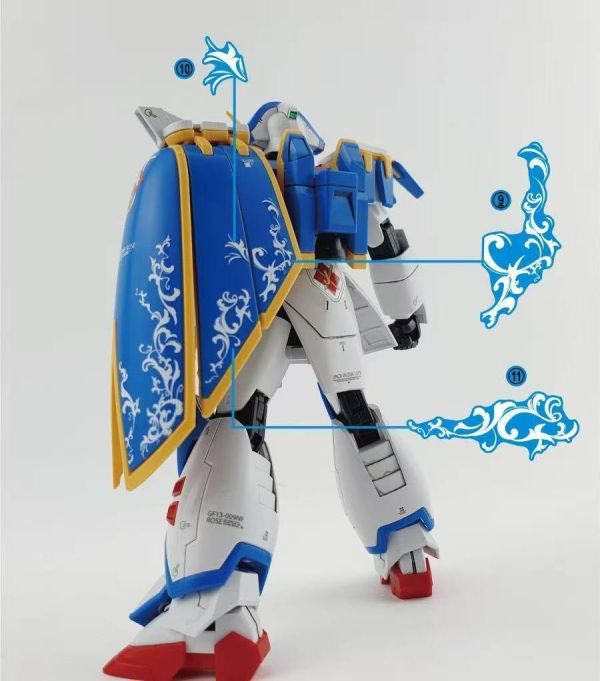 炎水貼  HG 1/144 ROSE 玫瑰鋼彈 鋼彈 水貼 專用水貼 CHG134 炎水貼  HG 1/144 ROSE 玫瑰鋼彈 鋼彈 水貼 專用水貼 CHG134