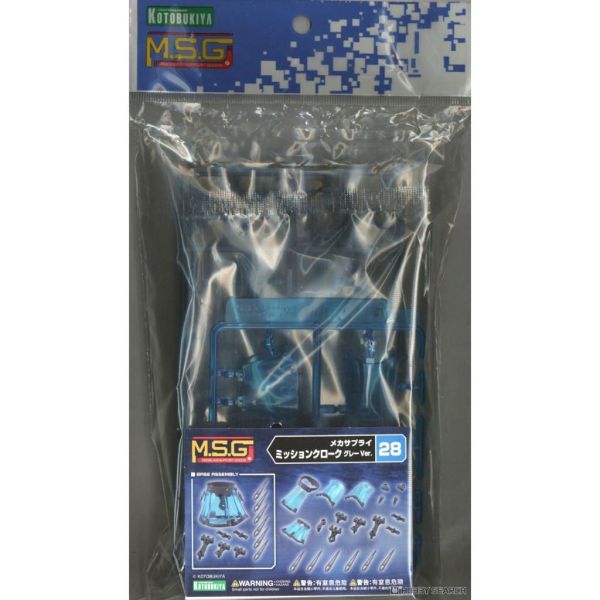 壽屋 組裝模型 MSG系列 機甲配件 MJ28 潛行任務斗篷 灰色ver. 日版 壽屋 組裝模型 MSG系列 機甲配件 MJ28 潛行任務斗篷 灰色ver. 日版