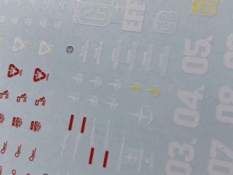 雪焰水貼-HG 1/144 古斯塔夫 專用水貼 雪焰水貼,鋼彈水貼,模型水貼,水貼