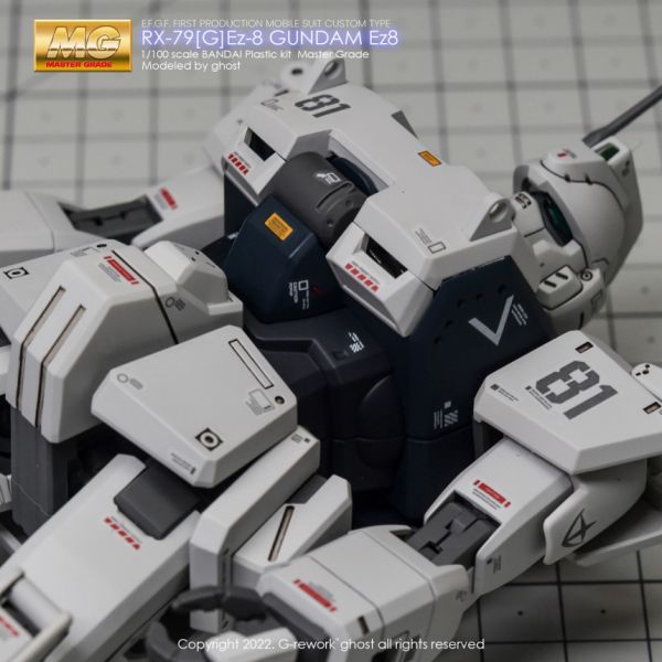 炎水貼 GHOST版 MG 1/100 RX-79[G] Ez-8 陸戰型 螢光專用水貼 CGMG52 炎水貼 GHOST版 MG 1/100 RX-79[G] Ez-8 陸戰型 螢光專用水貼 CGMG52