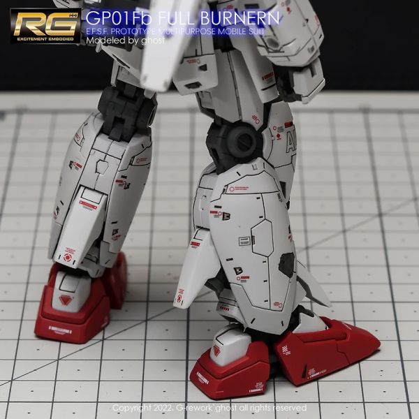 炎水貼 RG GP01FB 鋼彈 模型 螢光 專用水貼 CGRG26 炎水貼 RG GP01FB 鋼彈 模型 螢光 專用水貼 CGRG26