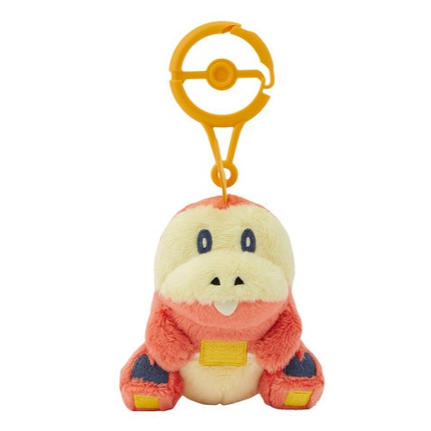 日本寶可夢中心限定 Pokémon 帶登山扣娃娃吊飾系列 呆火鱷 日本寶可夢中心限定 Pokémon 帶登山扣娃娃吊飾系列 呆火鱷