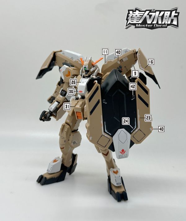 達人水貼 HG 1/144 重鍛型開鋒型智魔鋼彈 鐵血的孤兒 專用水貼 DLH107 達人水貼 HG 1/144 IBO #023 鐵血的孤兒 重鍛型開鋒型智魔鋼彈 DLH107