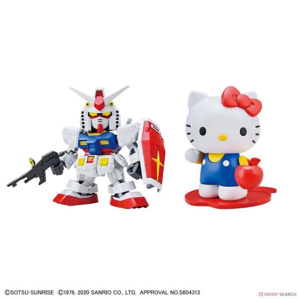 SD EX-STANDARD HELLO KITTY RX-78-2 GUNDAM 初代鋼彈 凱蒂貓 SD EX-STANDARD HELLO KITTY RX-78-2 GUNDAM 初代鋼彈 凱蒂貓