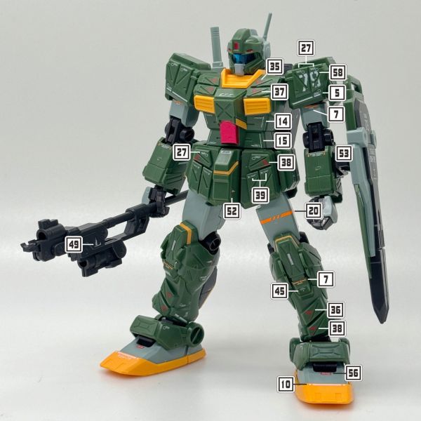 達人水貼 BANDAI HG 1/144 鋼彈 GM STRIKER 吉姆打擊型  DLH130 鋼普拉 達人水貼 BANDAI HG 1/144 鋼彈 GM STRIKER 吉姆打擊型  DLH130 鋼普拉