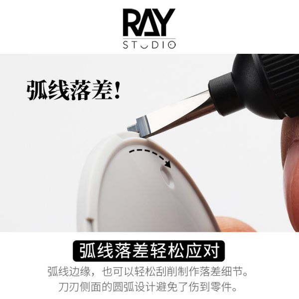 RAY的模型世界 落差刮刀 RAY的模型世界 落差刮刀 鎢鋼推刀 鋼彈 模型 GK 改造工具