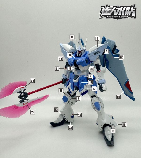 達人水貼 HG 1/144 吉昂激流 SEED FREEDOM 專用水貼 DLH057 達人水貼 HG 1/144 吉昂激流 SEED FREEDOM 專用水貼 DLH057