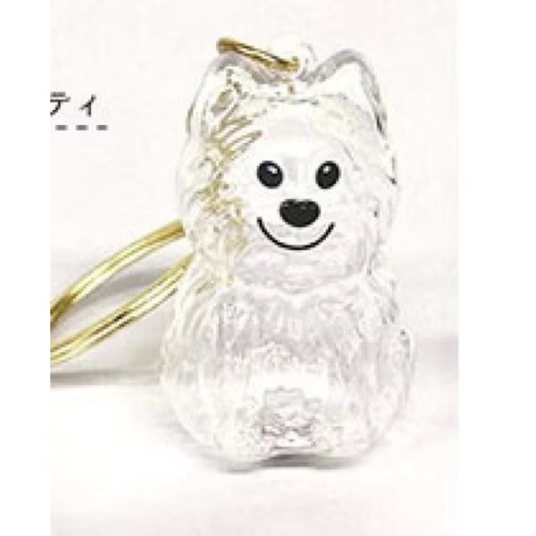 Rainbow 愛犬透明吊飾 玻璃 小狗 毛孩子 公仔 全3款 扭蛋 Rainbow 愛犬透明吊飾 玻璃 小狗 毛孩子 公仔 全3款 扭蛋