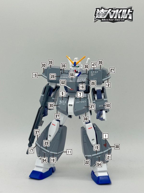 達人水貼 HGUC 1/144  鋼彈NT-1 0080口袋裡的戰爭 鋼彈 水貼 專用水貼 DLH163 達人水貼 HGUC 1/144  鋼彈NT-1 0080口袋裡的戰爭 鋼彈 水貼 專用水貼 DLH163