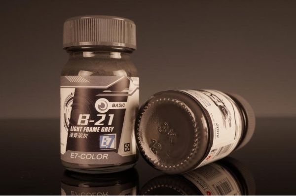 E7-B-21 淺骨架灰 E7.模型專用漆.硝基漆