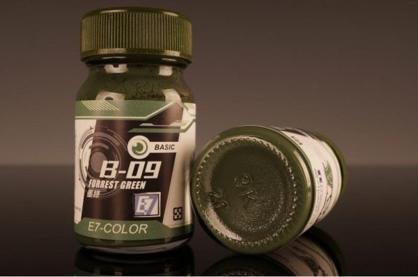 E7-B-09 墨綠 E7.模型專用漆.硝基漆