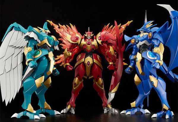 GSC 組裝模型 MODEROID 魔法騎士雷阿斯 火神 海神 空神 