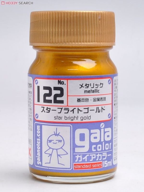蓋亞 GAIA #122 星光金色 <銷基漆/15ml> 蓋亞 GAIA #122 星光金色 <銷基漆/15ml>