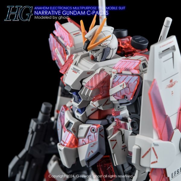 炎水貼 GHOST版 HG 1/144 敘事鋼彈 C裝備 高清 螢光 水貼 CGHG76 炎水貼 GHOST版 HG 1/144 敘事鋼彈 C裝備 高清 螢光 水貼 CGHG76
