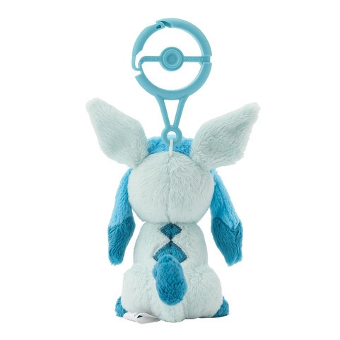 日本寶可夢中心-帶登山扣娃娃吊飾系列 冰伊布 日本寶可夢中心-帶登山扣娃娃吊飾系列 冰伊布